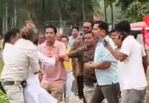 কুমারগঞ্জে বিজেপি প্রার্থীকে কিল-চড়-ঘুষি, রক্তাক্ত লাভপুর-মুরারই