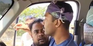 অবরোধ-বিক্ষোভে তপ্ত মালদা, মাথা ফাটল পুলিশের গাড়ি চালকের