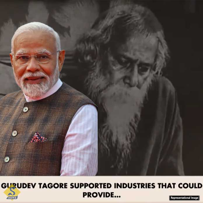 Modi-pays-tribute-to-the-great-writer-and-thinker,-Rabindranath.