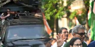 আসানসোলে রোড শো মোদীর, বরানগের রোড শোয়ে ক্ষোভ মমতার