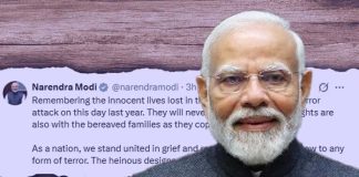 পহেলগাঁও হামলার এক বছর, নিহতদের শ্রদ্ধার্ঘ মোদীর