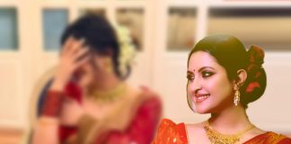 মায়ের শাড়িতে বৈশাখের স্মৃতি পরীমণির