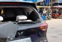 আরাবুলের গাড়ি ভাঙচুর, উত্তপ্ত জীবনতলা