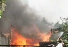 আক্রা স্টেশন লাগোয়া বস্তিতে আগুন, ভস্মীভূত পরপর ঝুপড়ি