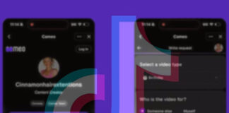 টিকটকে ইন-অ্যাপ কেমিও সুবিধা