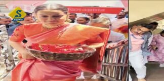 বাংলার মঙ্গল কামনায় পুজো কঙ্গনার