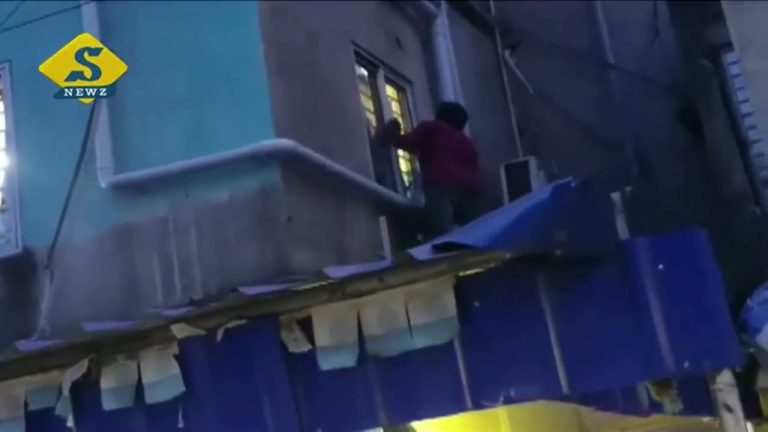 মথুরাপুরে তৃণমূল সাংসদ বাপি হালদারের অফিস ভাঙচুর
