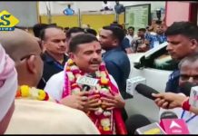 বাংলার গৌরব ফেরানোই প্রার্থনা, মায়াপুরে শুভেন্দু