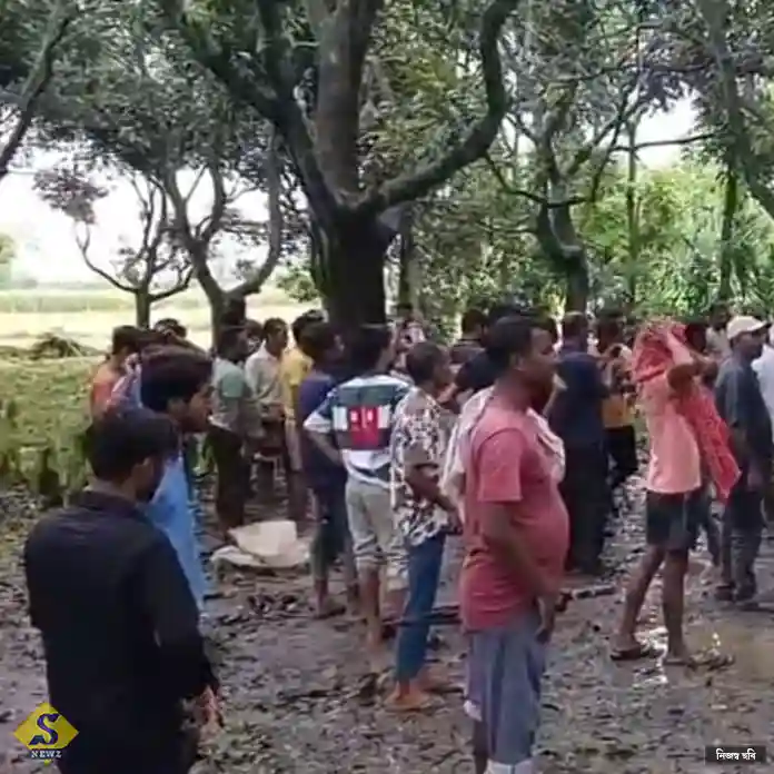 Hanging-body-of-BJP-worker-with-hands-and-feet-tied