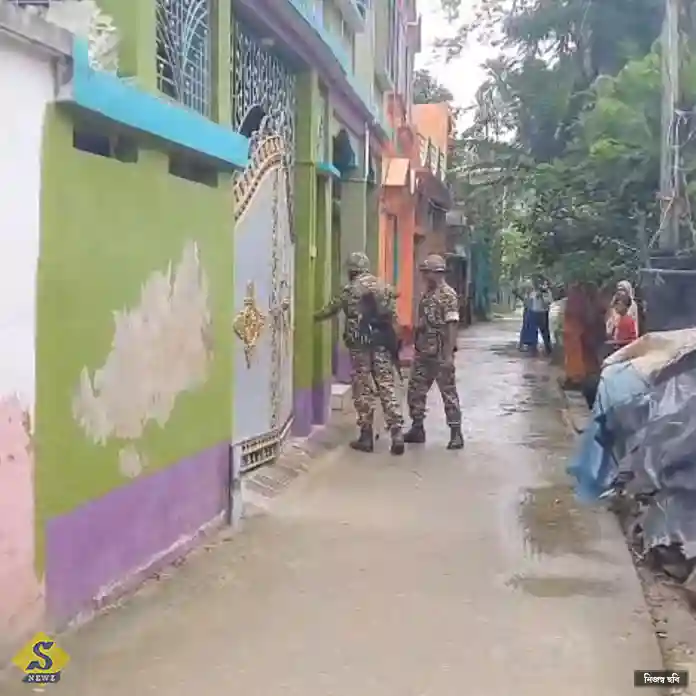 হাসনাবাদে তৃণমূল নেতার বাড়িতে উত্তরপ্রদেশ এটিএস-ইডি 